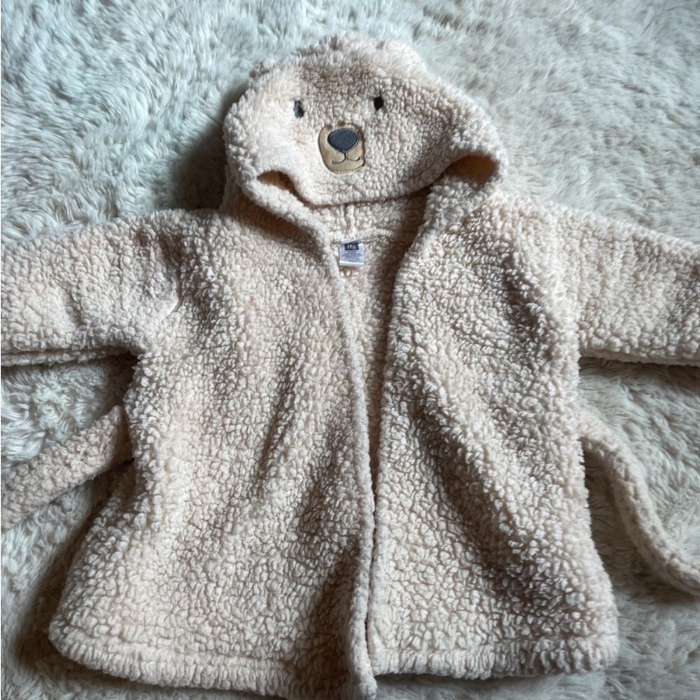 0-9M Bear Baby Robe